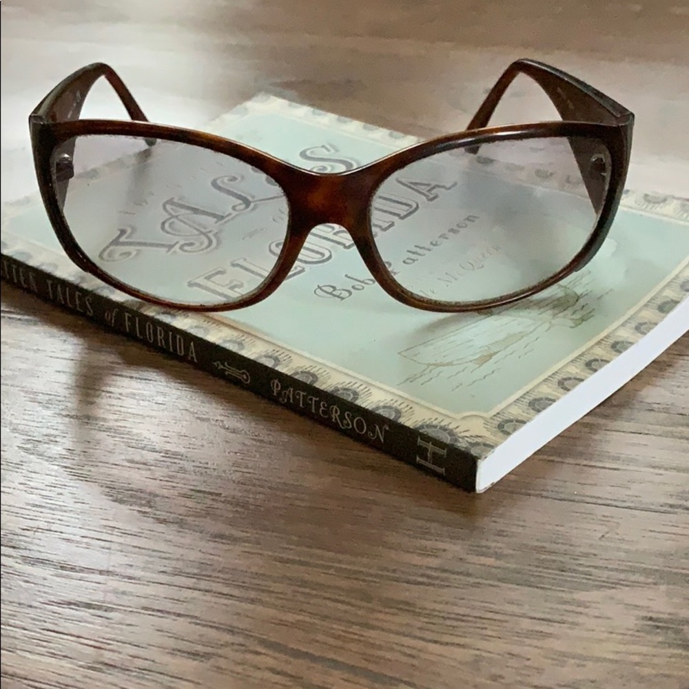 Prada Tortoise and Silver Sunglasses